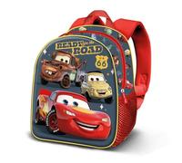 Disney Cars 3 Ready-Elite 3D Backpack, Red, 25 x 30 cm, Capacity 7 L