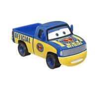 Disney Cars and Pixar Dexter Hover with Flag, 1:55 Scale Exit Toy Vehicle for Ages 3+