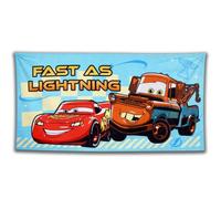 Disney Cars Beach Towel for Kids - Lightning McQueen Large Bath Towel Set | 54"x27" NHL Tampa Bay Lightning Towel for Pool | Lightweight, Microfiber | Disney Cars Room Decor for Kids Adults Alike