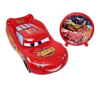 Disney Cars Bedside Alarm Clock Set and Money Box Lightning McQueen Openable and Reusable