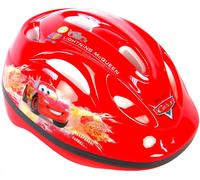 Disney Cars Bike Helmet - Red Adjustable Safety Helmet for Kids