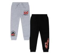 Disney Cars Boys 2 Pack Joggers - 100% Cotton Lightning McQueen Tracksuit Bottoms with Elasticated Waist - Kids Sweatpants Ages 18-24 Months to 6-7 Years (UK, Age, 4 Years, 5 Years) Multicoloured