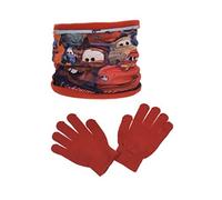 Disney Cars Boys Gloves and Snood One size red