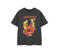 Disney Cars Boys Grey Lightening Fast Short Sleeved T-Shirt - 5-6 Years