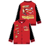 Disney Cars Boys Jacket, Lightning McQueen Boys Bomber Jacket, Lightning Baseball Jackets, Red 18-24 Months