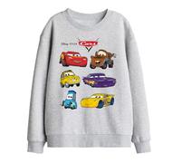 Disney Cars Characters Kids Sweatshirt, Athletic Heather, 12-13