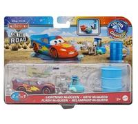 Disney Cars Color Changers 2022 Cars On The Road Lightning McQueen with Guido