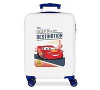 Disney Cars Destination Children's Suitcase with Rigid Side Combination Lock, 4 Wheels, Hand Luggage, is Made of ABS, a Rigid and Lightweight Material. by Joumma Bags.