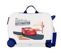 Disney Cars Destination Children's Suitcase with Rigid Side Combination Lock, 4 Wheels, Hand Luggage, is Made of ABS, a Rigid and Lightweight Material. by Joumma Bags.