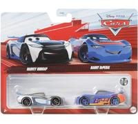 Disney Cars Diecast 2-Pack Next-Gen Racers Easy Idle #15 Harvey Rodcap and RPM #64 Barry DePedal