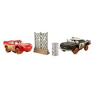 Disney Cars DYB14 Cars 3 Crazy 8 Crashers Lightning McQueen and APB Vehicle (Pack of 2)