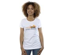 Disney Cars Explore The Open Road Cotton T-Shirt In White White XXL