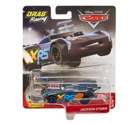 Disney Cars GFV36 Pixar's Cars XRS Drag Racing Jackson Storm 1:55 Scale Die-cast Vehicle, Multicoloured
