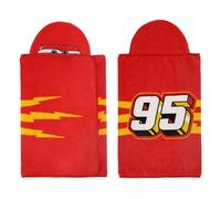 Disney Cars Hooded Blanket Kids Fleece Throw Snuggly Pockets McQueen 70 x 132cm