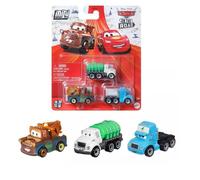 Disney Cars Hot Rod Racers Mini Die-cast Vehicle 3-Pack Złomek, Erin & Szaruś