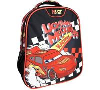 Disney Cars Kids Backpack with 2 Compartments | Cute Rucksack Preschool Daypack Nursery Bag | Lightweight & Durable Cars Lightning McQueen Design