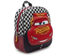 Disney Cars Lightning McQueen 3D EVA Backpack for Kids | School Backpack with Hard Shell Front | Lightweight Preschool & Kindergarten Book Bag | Travel Daypack for Boys
