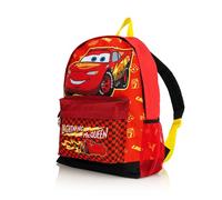 Disney Cars Lightning McQueen Backpack for Boys - Kids School Bag with Front Pocket & Side Mesh - Back to School Travel Bag