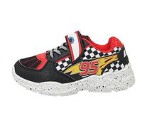 Disney Cars Lightning McQueen Boys Trainers Kids Racing Trainers Easy Fasten Trainers for Children (Red UK 9-EU27)