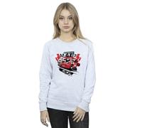 Disney Cars Lightning Mcqueen Collage Sweatshirt In Grey Grey XXL
