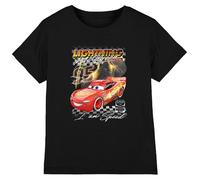 Disney Cars Lightning McQueen I Am Speed Boys T Shirt, Black, 12-13 Years