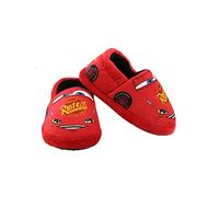Disney Cars Lightning McQueen Racecar Boys Plush Aline Slippers (Red/Multi, 11-12 M US Little Kid)