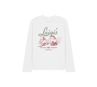Disney Cars Luigi's Tyre Shop Transfer Unisex Long Sleeve T Shirt, White, XX-Large