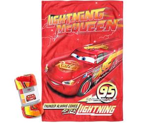Disney Cars McQueen Microflannel Fleece Blanket 100×150 cm | Ultra Soft 100% Polyester Fluffy Throw Blanket | Lightweight & Warm Kids Blanket for Bedroom & Nap Time | Official Cars Licensed