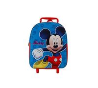 Disney Cars Mickey Mouse Children's Trolley Soft Luggage Polyester Adjustable and Fixable Telescopic Pole, Mickey Mouse 1, Suitcase