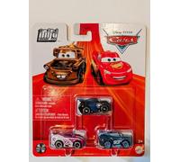 Disney Cars Mini Racers 3 Pack Nick Shift Flip Over Jackson Storm