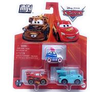 Disney Cars Mini Racers 3-Pack (Suki, Dragon Lightning McQueen, Tokyo Mater)