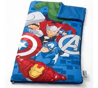 Disney Cars/Minnie Mouse/Marie Cat/Spiderman Avengers Kids Sleeping Bag 70x140cm | Lightweight & Warm 100% Polyester Slumber Bag with Zip Closure | Ideal for School Trips, Sleepovers & Camping