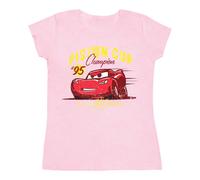 Disney Cars Piston Cup Champion Cotton T-Shirt In Baby Pink Baby Pink L