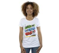 Disney Cars Piston Cup Champions Cotton T-Shirt In White White S