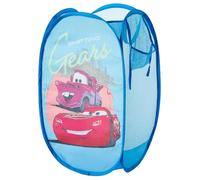 Disney Cars Pop Up Hamper with Durable Carry Handles for Laundry, Nursery, Storage, 21'' H x 13.5'' W X 13.5'' L