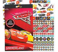 Disney Cars Potty Training Stickers Bundle - Over 295 Reward Stickers for Toddlers Featuring Lightning McQueen, Jackson Storm, Cruz Ramirez, More | Disney Cars Party Favors