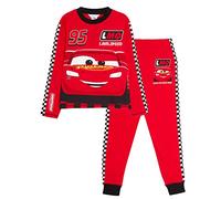 Disney Cars Pyjamas Kids Lightning McQueen Full Length Racing Driver Dress Up Pjs Set Nightwear