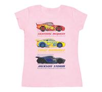 Disney Cars Racer Profile Cotton T-Shirt In Baby Pink Baby Pink M