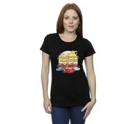 Disney Cars Radiator Springs Group Cotton T-Shirt In Black Black XL