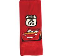 DISNEY Cars Seat Belt Adjuster Red Fiery for Kids Accessory 5x3 cm