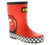 Disney Cars Wellies | 3D Lightning Mcqueen Boys Rubber Wellington Boots | Official Pixar Welly Boots
