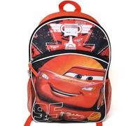 Disney Cars16 Kids Backpack - Colorful Cartoon School Bag with Front Pocket & Side Mesh, Lightweight Travel Backpack for Boys & Girls