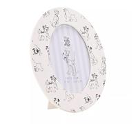 Disney Cats & Dogs Dog Print Oval Photo Frame 4" x 6" in White Disney White