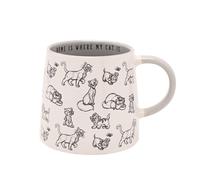 Disney Cats & Dogs Mug - Home Is Where My Cat Is in White Disney White