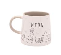 Disney Cats & Dogs Mug - Meow In White White