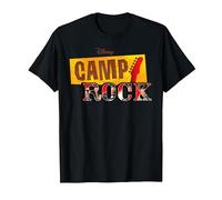 Disney Channel Camp Rock Series Logo T-Shirt, Men, Black, Medium