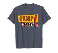 Disney Channel Camp Rock Series Logo T-Shirt, Men, Heather Blue, Large