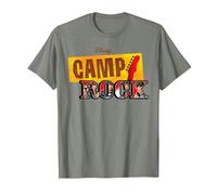 Disney Channel Camp Rock Series Logo T-Shirt, Men, Olive Heather, Large