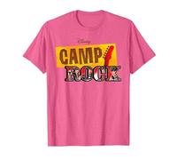 Disney Channel Camp Rock Series Logo T-Shirt, Men, Pink Heather, Large
