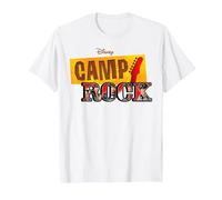 Disney Channel Camp Rock Series Logo T-Shirt, Men, White, X-Large